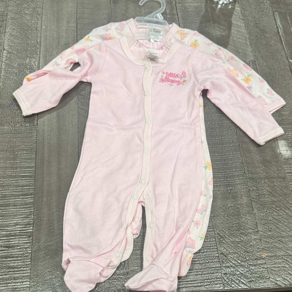 Little beginnings 3-6 month onesie bundle NWT